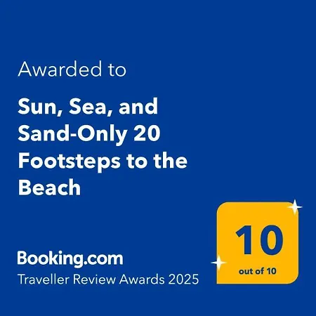 Sun, Sea, And Sand-only 20 Footsteps To The Corinto